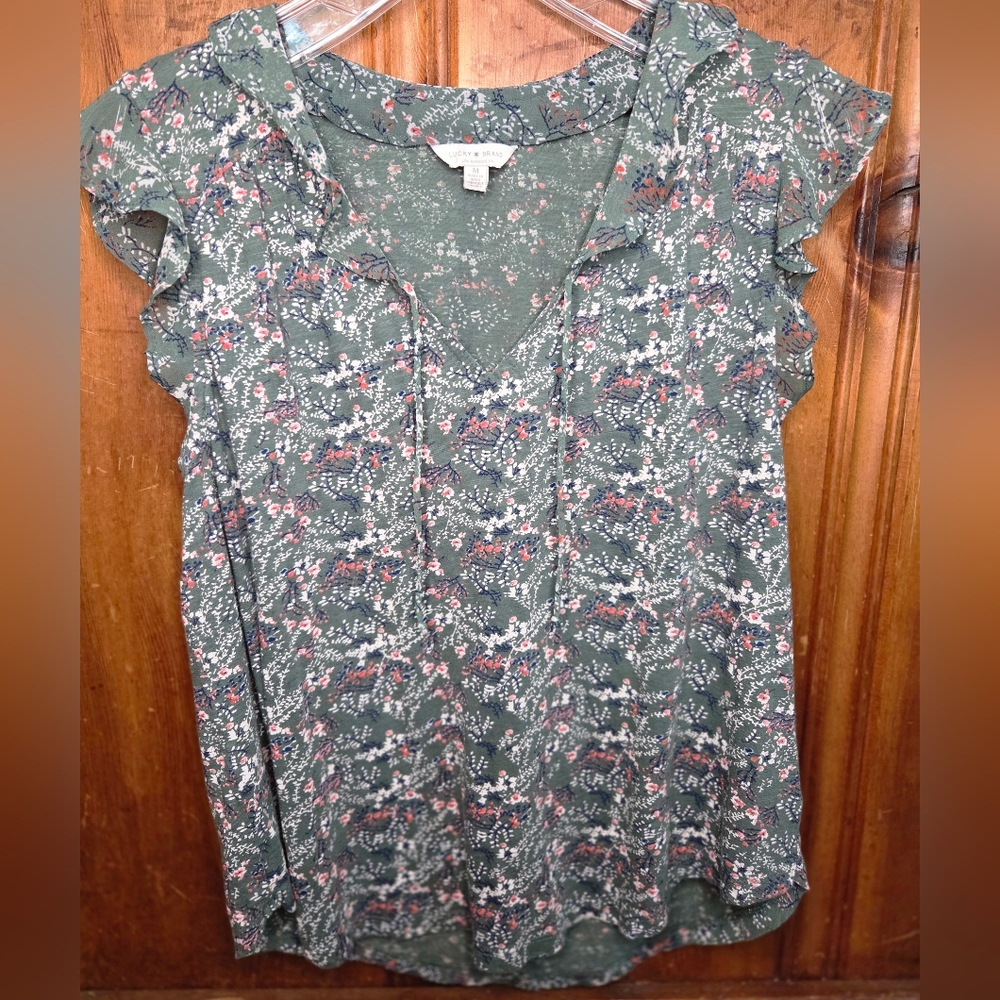 Locky Brand Floral Top